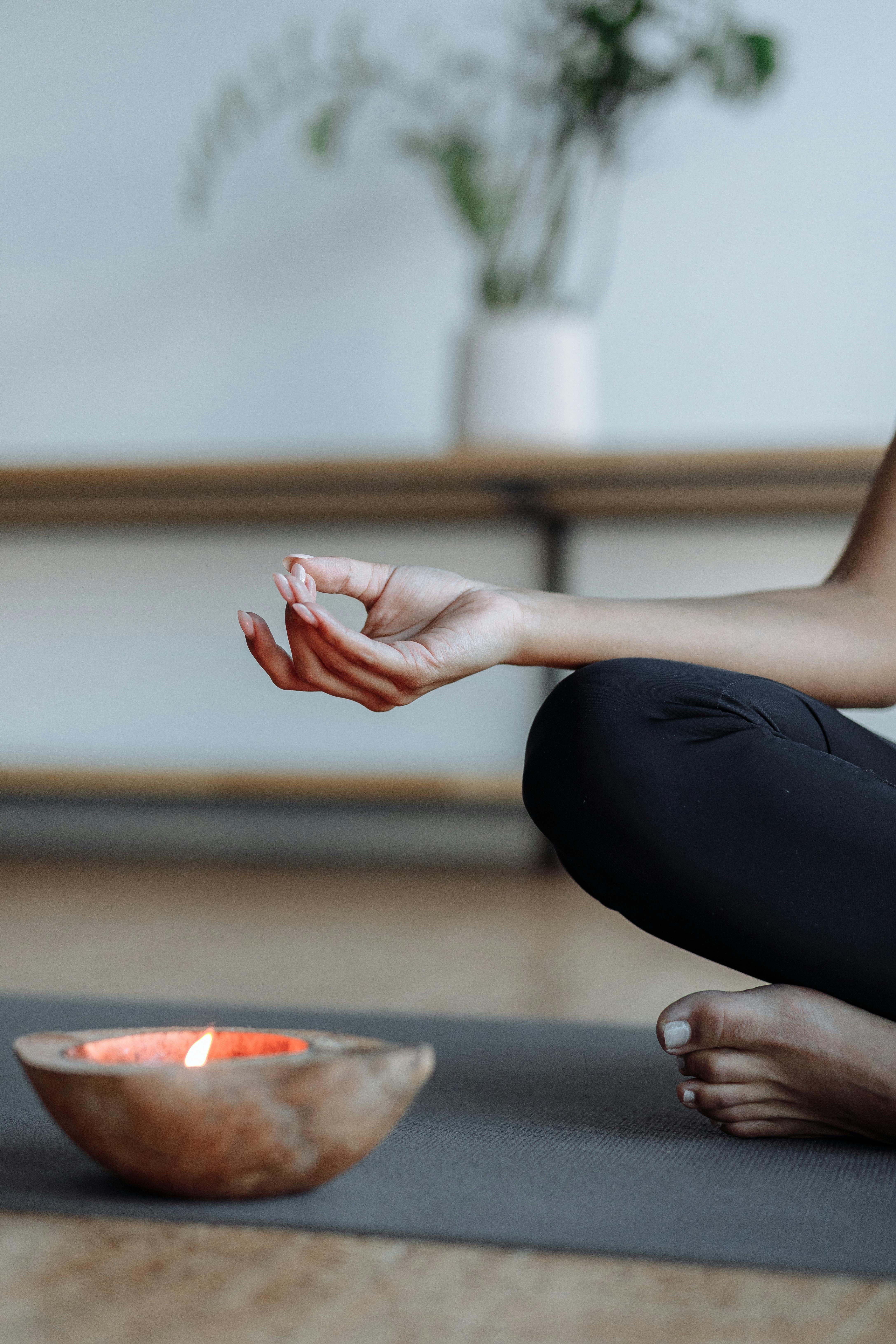 Zen meditatie afbeelding
